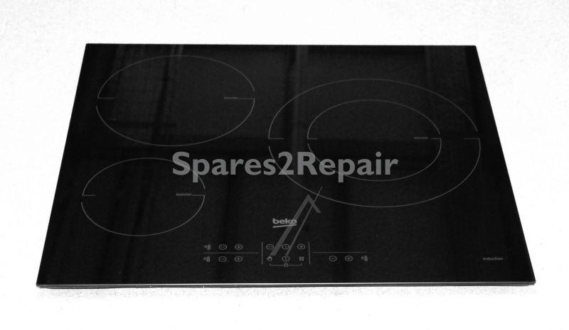 Ceramic Surface - 4410300392 C00864636 VitrocÉramique Frame Burner Plate Group Black [Arcelik]