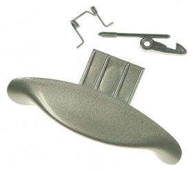 Washing Machine And Tumble Dryer Door Handles - C00074199 482000076292 Door Handle Kit Grey 1 [Whirlpool Indesit]