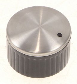 Control Knobs - 310032400502 Black-stainless Steel Colored Flat Knob [Sogedis]