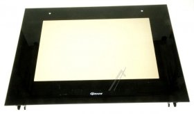 Oven outer Door - 9061684 P sz zew 404-430 Sq 6_d+55x Uk B logo+za [Amica]