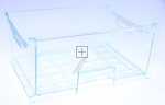 Freezer Drawer - 1033801 Drawer For Home Freezer [Amica]