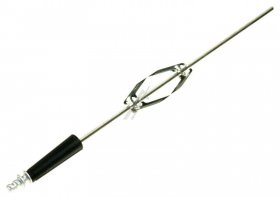 Grills - 9067340 Grid 57g Straight Enameled Black Matt Left [Amica]