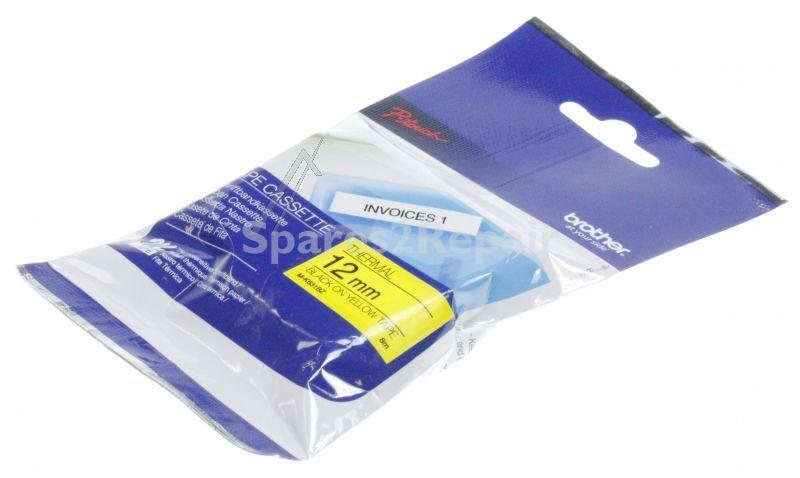Brother Colour Cartridge - M-k631bz Label Cassette Black On Yellow 12mm 8m