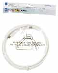 Axing Aerial Connecting Cable - Bak 250-90 9,5 Mm Coaxial Plug- 9,5 Mm Coaxial Socket, Iec Lead 2.5m
