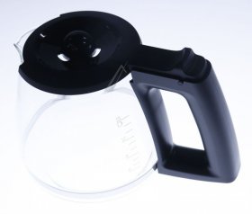 Coffee Pot - 11056601 Glass Jug Carafe Assembly-complete With Lid Handle Clamping Nut Clamping Ring And Screw [Bosch Siemens]