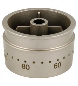 Control Knob - 9057344 Knob Code2v2-09 5939 00-2 Silver [Amica]