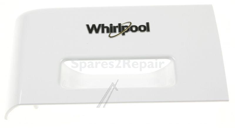 Detergent Dispenser Cover - C00508697 481010919472 Handle Drawer + Logo [Whirlpool Indesit]