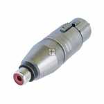 Neutrik Xlr Adapter - 3-polige Xlr Kabelbuchse Cinch (rca) Buchse - NA2FPMF