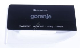 Hisense Gorenje Detergent Dispenser Cover - 907695 Hand w Cov e Cl-a-ad-10-14 Ps-22 Gor Sig