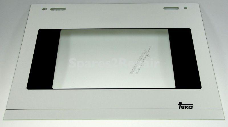 Oven outer Door - 60732 Outer Glass Oven Door White [Sogedis]