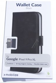 Mobilize Leather Bag Gsm - 29949 Mobilize Classic Gelly Wallet Book Case Google Pixel 9 Pro Xl Black