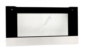 Oven outer Door - 140044076069 Front Glass Inox 594x303 5mm [Electrolux Aeg]