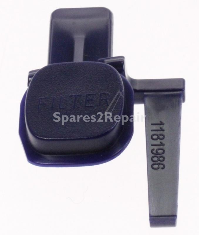 Fixings And Brackets - Button grill filter left [Electrolux Aeg]