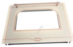 Oven Door - Flat Prof complete Door(rustik [Vestel]