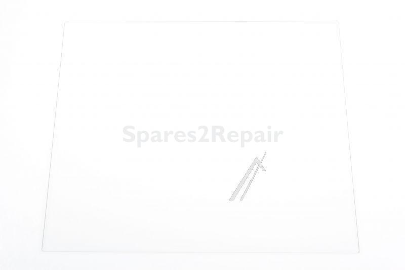 Oven outer Door - 140032463071 Front Glass White Zanussi 592x [Electrolux Aeg]