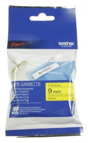 Brother Colour Cartridge - M-k621bz Label Tape Yellow-black For Brother