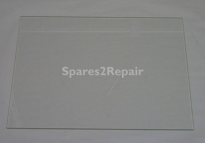 Oven inner Door Glass - 5550465206 Door Glass Printed 474x244mm [Electrolux Aeg]
