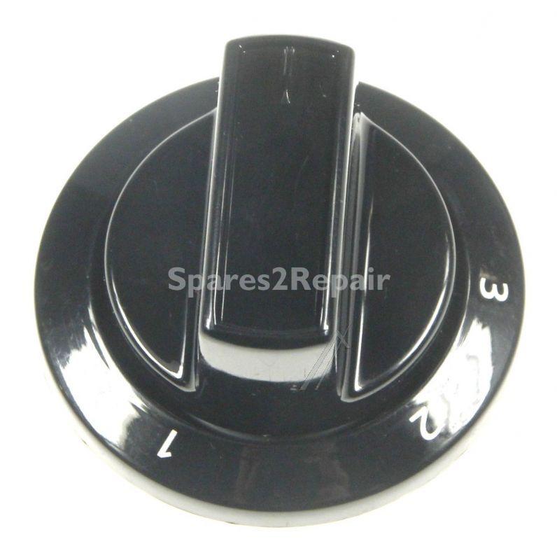 Button - 250315196 C00911526 Oven Cavity Tab Knob Black [Arcelik]