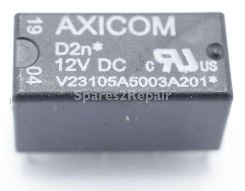 Te Connectivity Pcb Relay To 12v - 12vdc 3a-250vac Relais, 2 Wechsler, V23105-a5003-a201