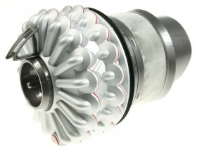 Dyson Mechanism - 948638-08 Satin Silver & Red Cyclone Assembly