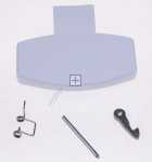 Washing Machine And Tumble Dryer Door Handles - C00259035 482000030532 Door Handle Complete White [Whirlpool Indesit]