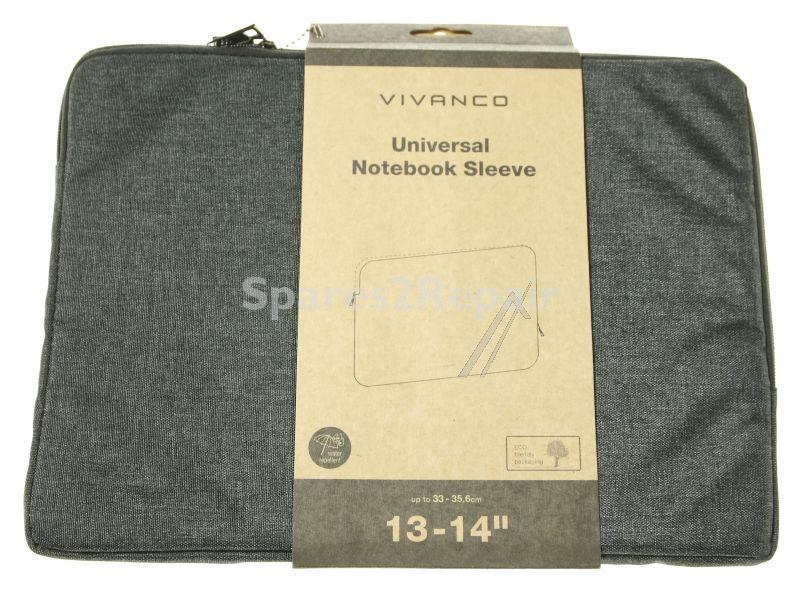 Vivanco Laptop Bag - Nbs-casual1314 61041 Universal Notebook Sleeve Casual Black 33 4x25x2cm - Up To 35 6cm