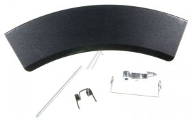 Washing Machine And Tumble Dryer Door Handles - 4055271565 Black 7965 Door Handle Kit [Electrolux Aeg]