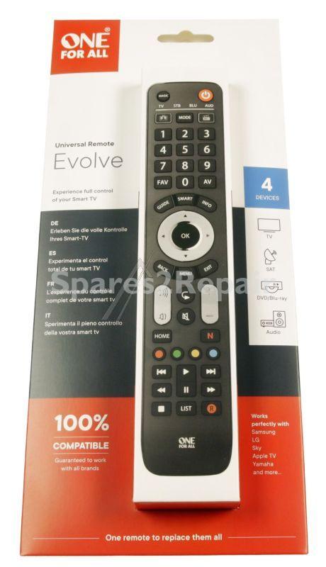 One For All Universal Remote Control - Urc7145 Evolve 4