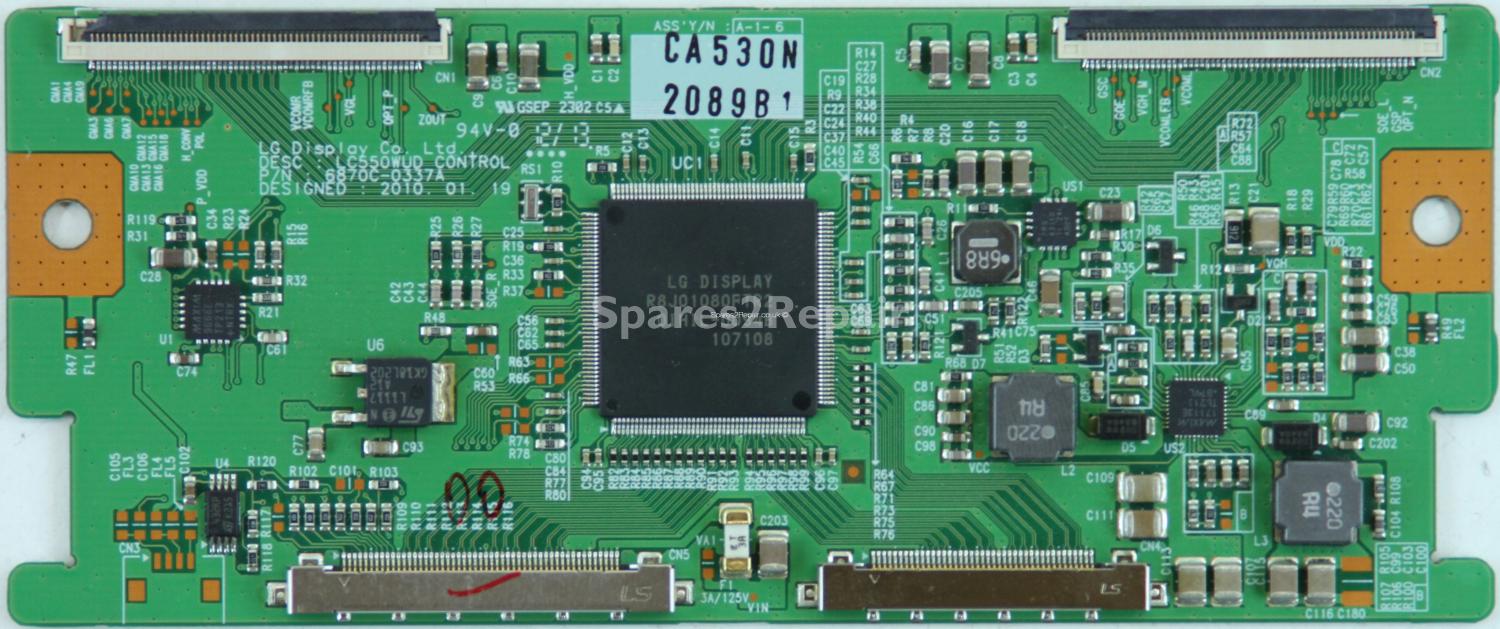 Baird CN55 - T-CON - 6870C-0337A - 6871L-2089B - LC550WUD CONTROL