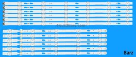 Samsung LED Backlight Array Samsung UE55J6300 BN96-34787A + BN96-34788A 55" V5DF-550DCA-R2 + V5DF-550DCB-R2 12pcs