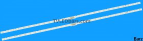 Barz LED Backlight Array Samsung BN96-45954A 43" AOT_43_NU7100F V8N1-430SM0-R0 BN61-15482A 2pcs