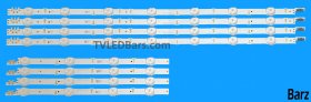 Barz LED Backlight Array Samsung BN96-36336A + BN96-36337A 43" GJ043BGA-B1 GJ043BGA-B2 8pcs