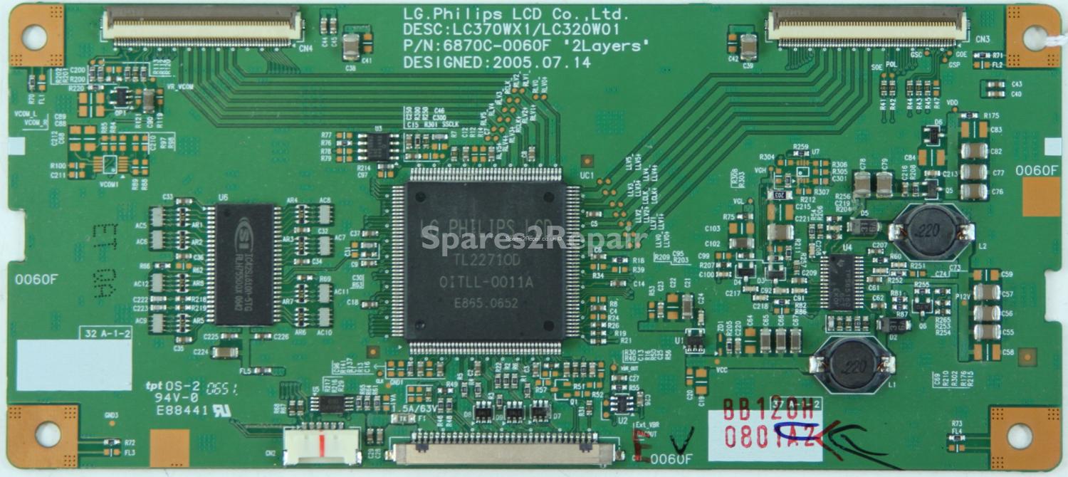 Bush IDLCD37TV25HD - LVDS - 6871L-0801A - 6870C-0060F - LC370WX1 - LC320W01