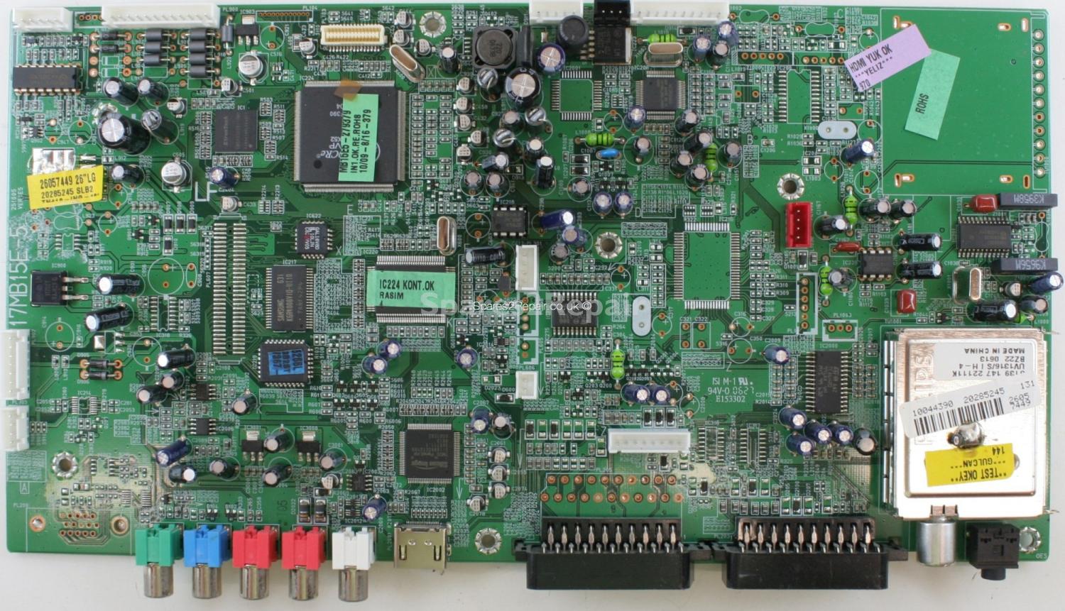 Bush LCD26TV022HD - Main AV - 17MB15E-5 - 251005 - Ver E5 - 20285245
