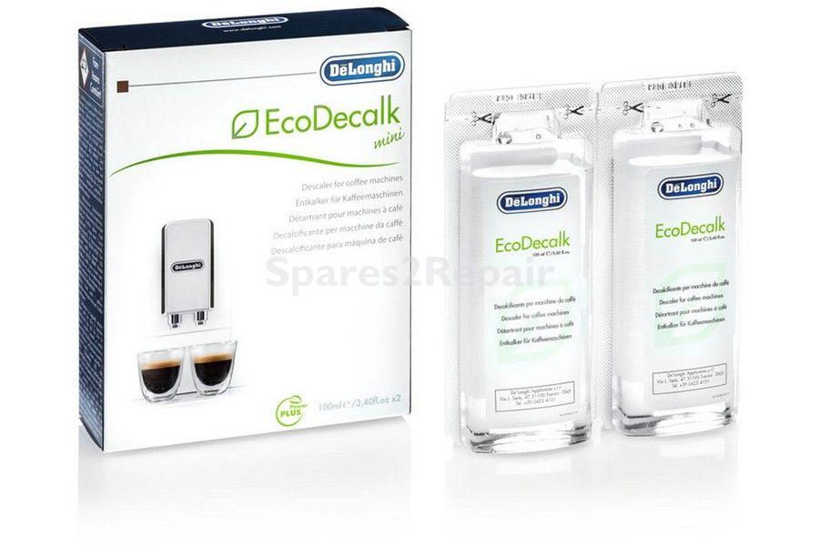 DeLonghi EcoDecalk mini Coffee Machine Descaler 2x100ml - DLSC200 - 5513296011