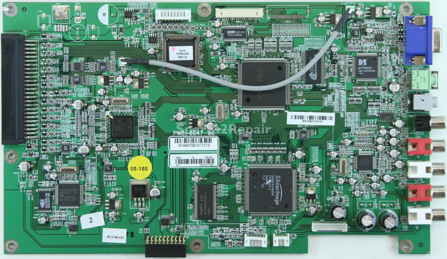 Evesham V27DMCX - Main AV - PWB-0647-06 - V27DMTT-ZE1 - M-064706-017213