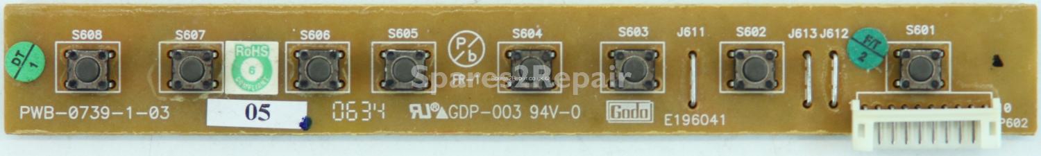 Evesham V30DMBB - Buttons - PWB-0739-1-03