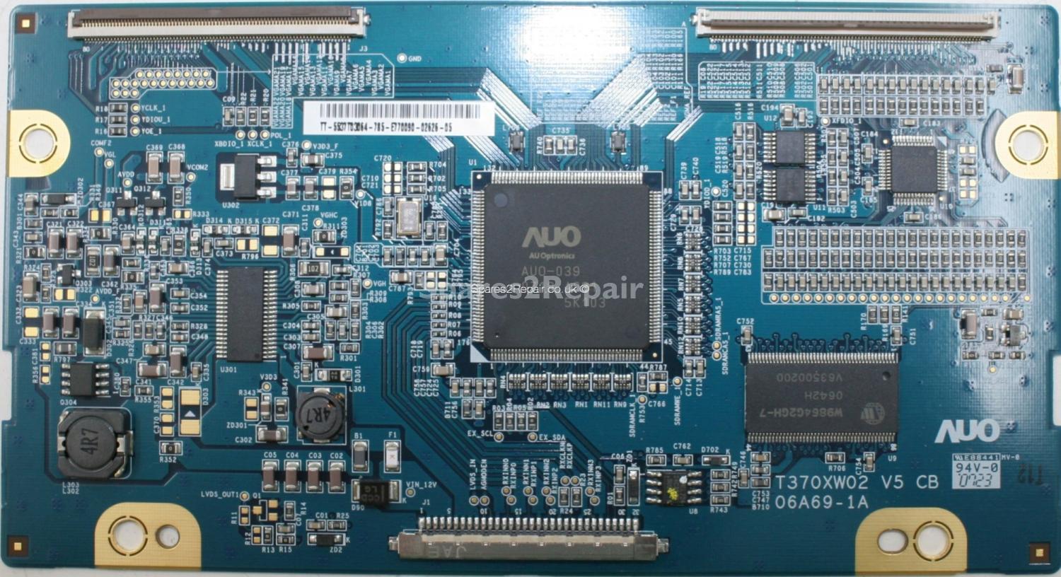 Hannspree GT03-37E1-000G - LVDS - 06A69-1A - T370WX02 V5 CB