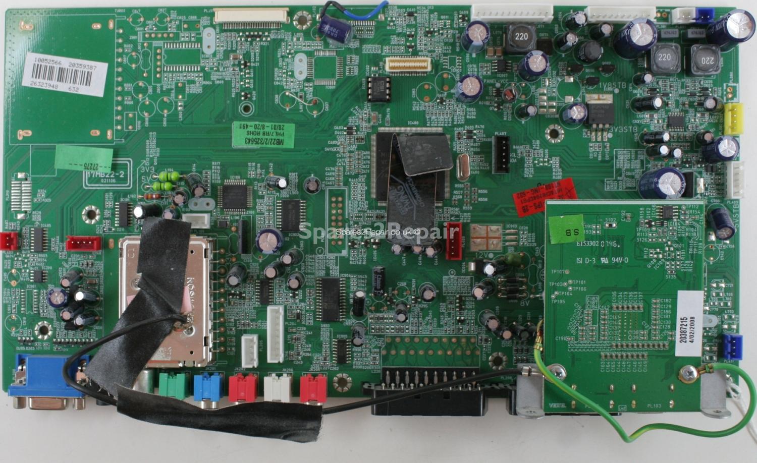 Hitachi L32HP01U - Main AV - 17MB22-2 - 021106 - 20359387