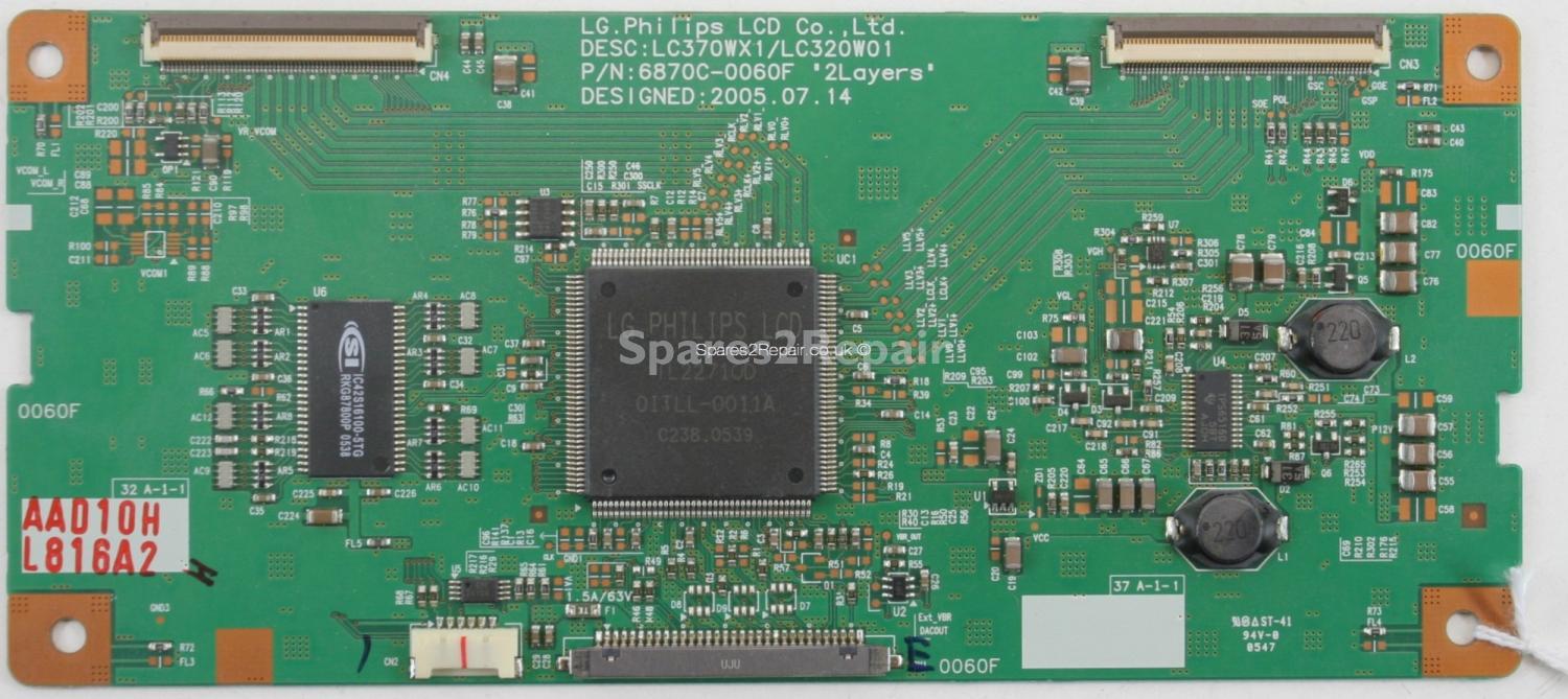 LG 32LX2R - T-Con - 6870C-0060F - 6871L-0816A - LC370WX1/LC320W01