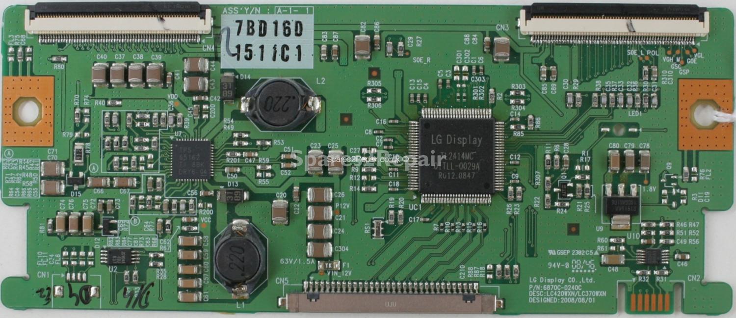LG 37LG3000 - T-Con - 6870C-0240C - 6871L-1511C - LC420WXN/LC370WXN
