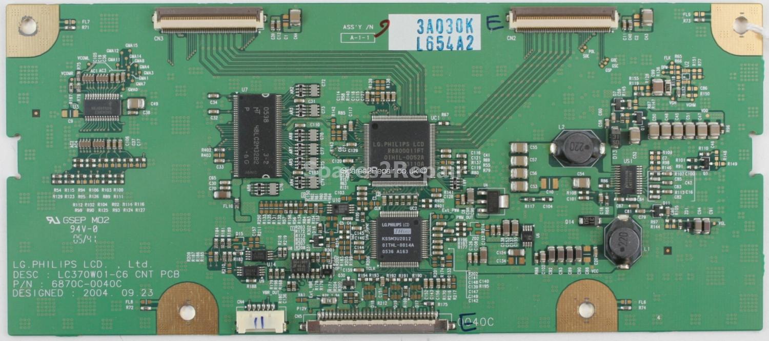 LG RZ-37LZ55 - T-CON - 6870C-0040C - 6871L-0654A - LC370W01-C6 CNT PCB