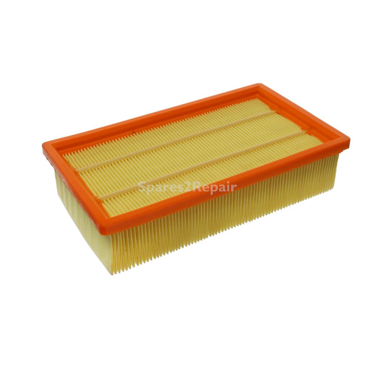 Compatible for Karcher NT361, NT561, NT611 Eco/Te/M Paper Flat Pleated Filter