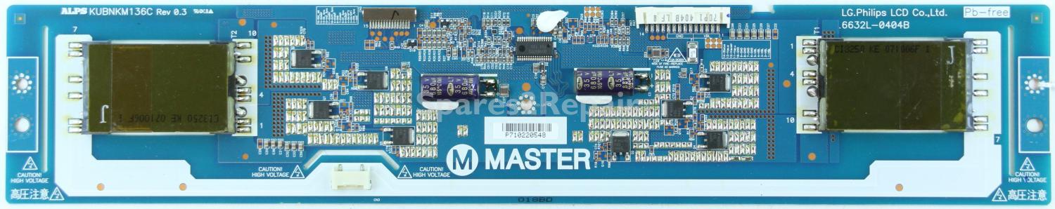 Philips 47PFL9632D/10 - Inverter - 6632L-0404B - KUBNKM136C REV 0.3 MASTER