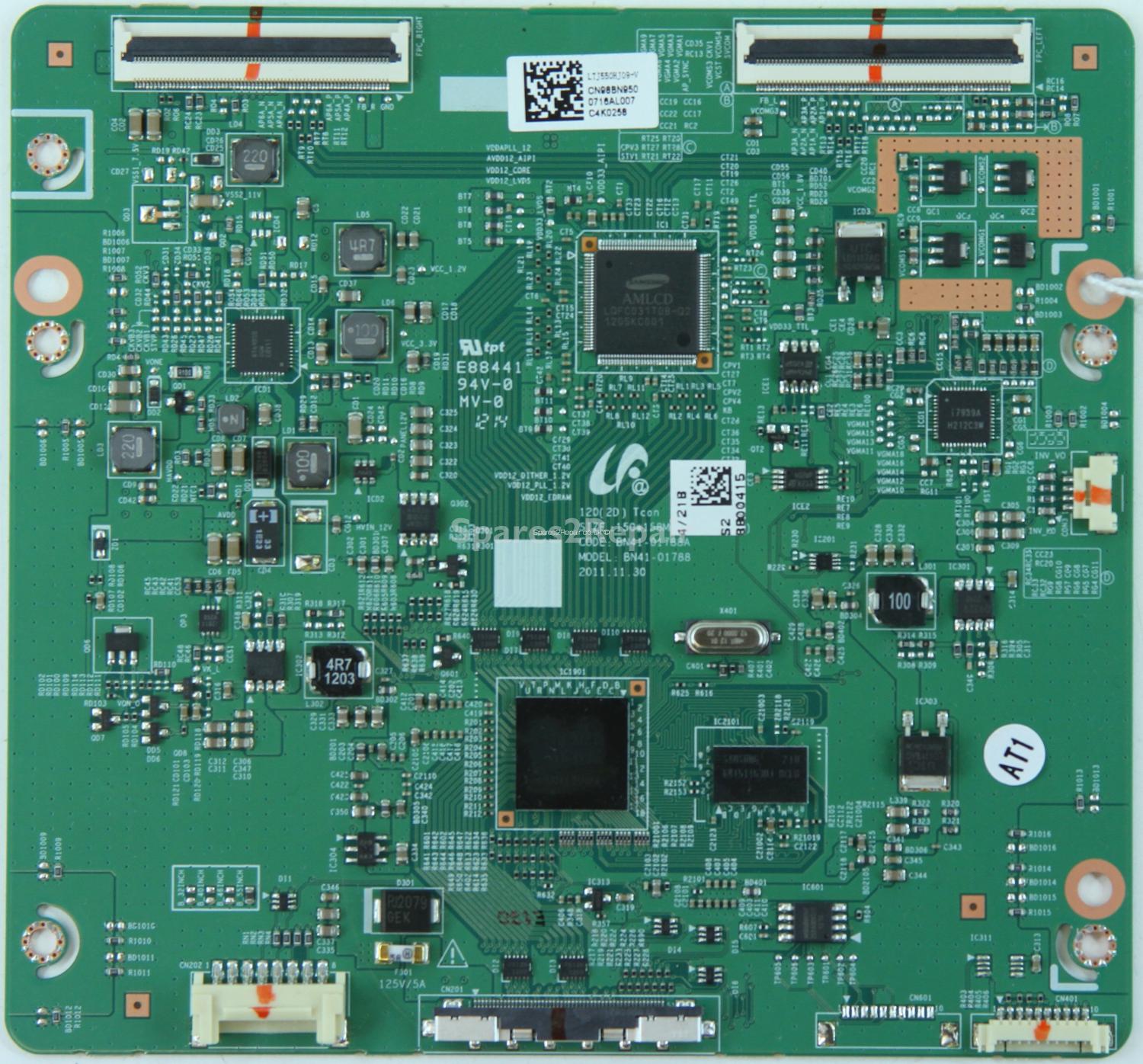 Samsung LH55MDBPLGA - T-Con - BN95-00716A - BN41-01788A - LTJ550HJ09-V - 120(2D)
