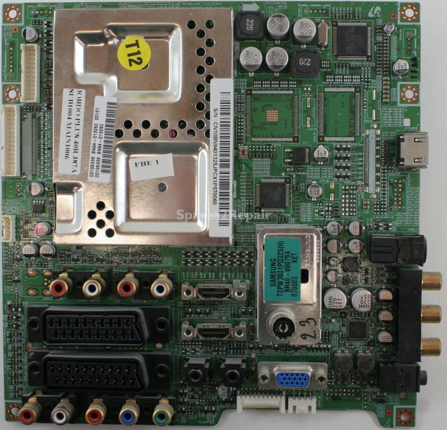 Samsung LE40R83B - Main AV - BN94-01325C - BN41-00839B - BORDEAUX_PLUS_READY
