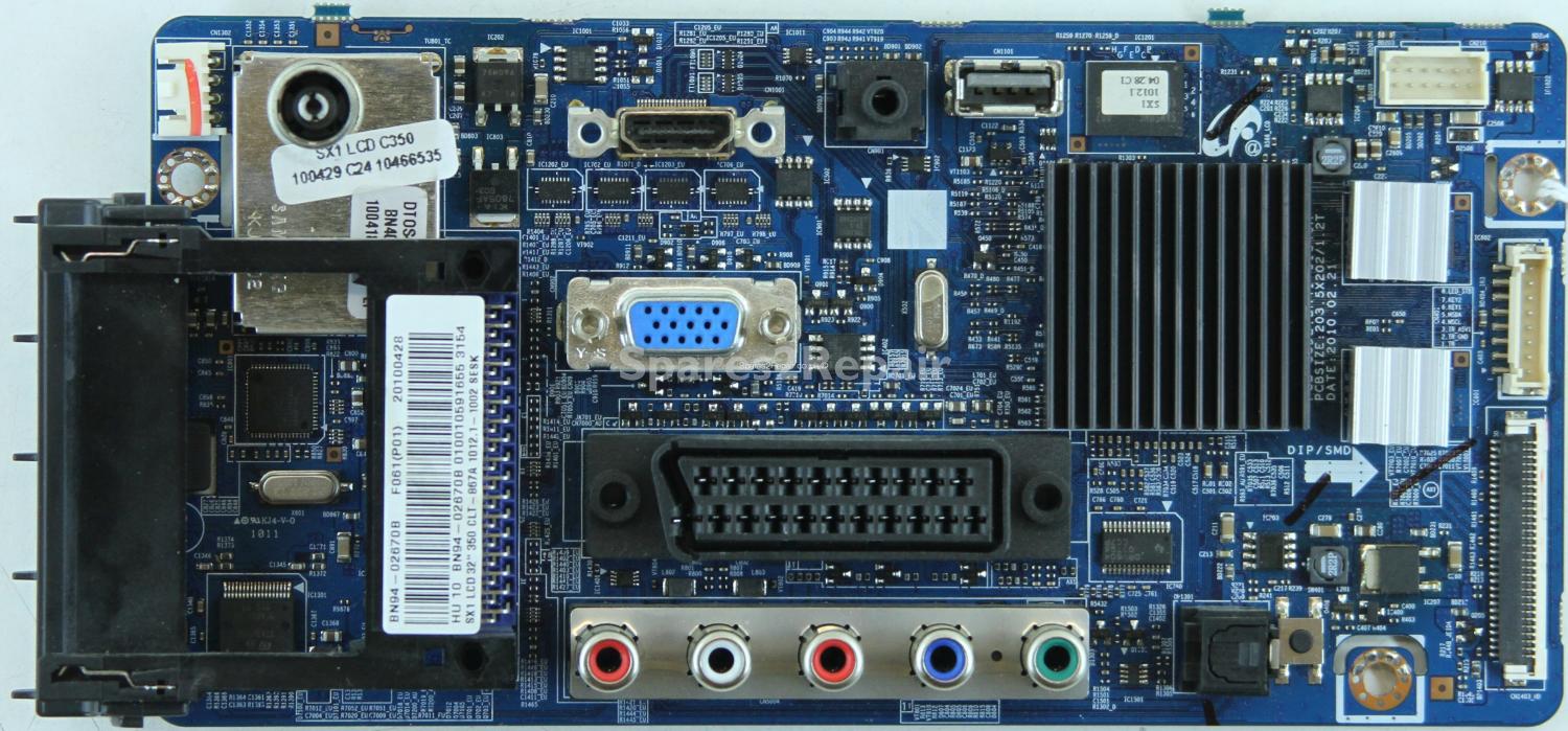 Samsung LE32C350D1W - Main AV - BN94-02670B - BN41-01349A - SX1_DVB_BL_EU