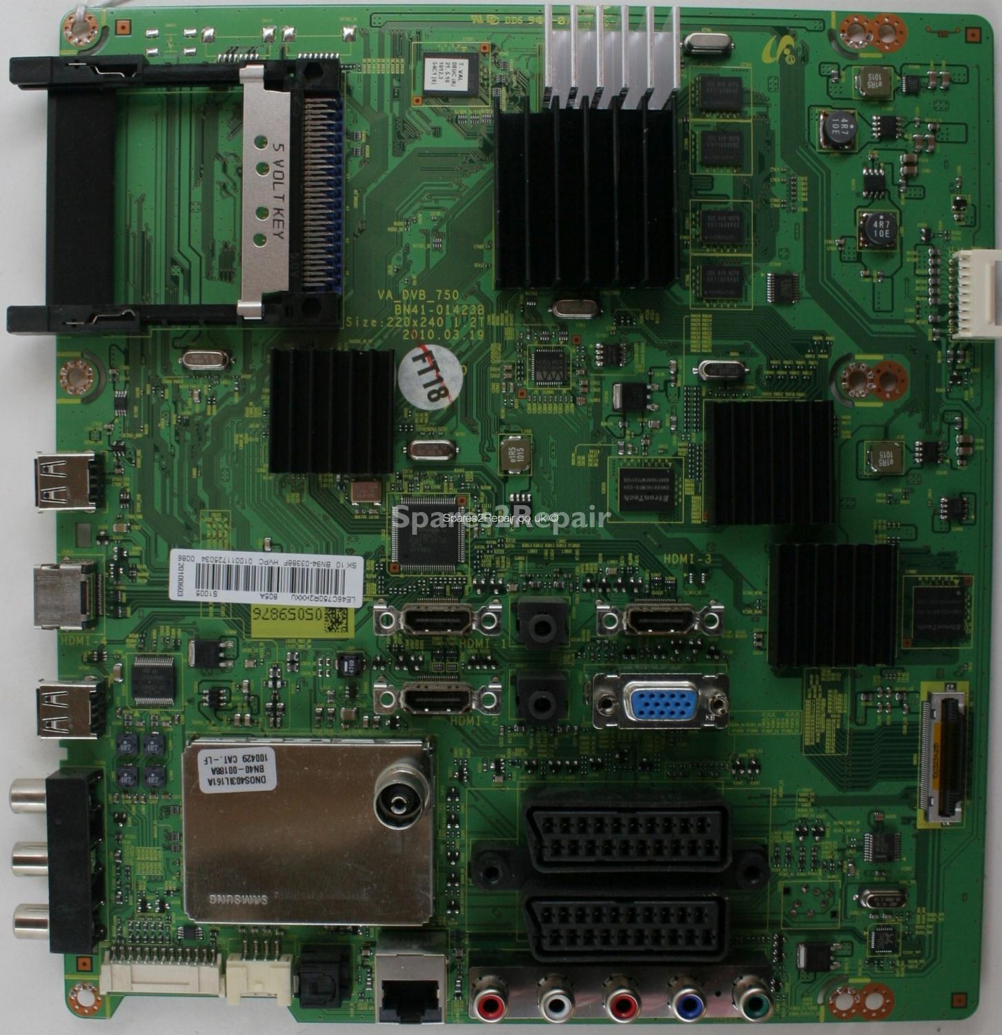 Samsung LE46C750R2K - Main AV - BN41-01423B - BN94-03388F - VA_DVB_750