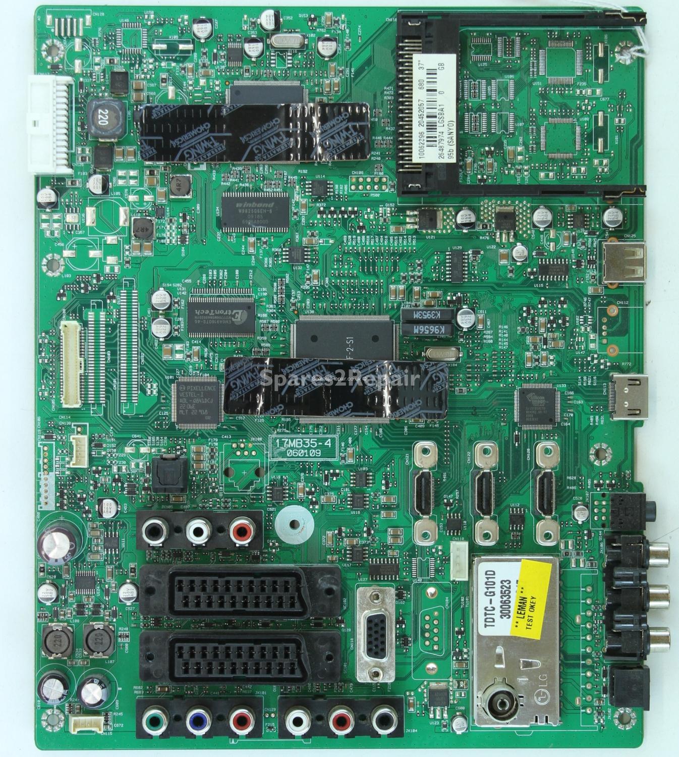 Sanyo CE37FD47-B - Main AV - 17MB35-4 - 060109 - 20452057 - 26487974