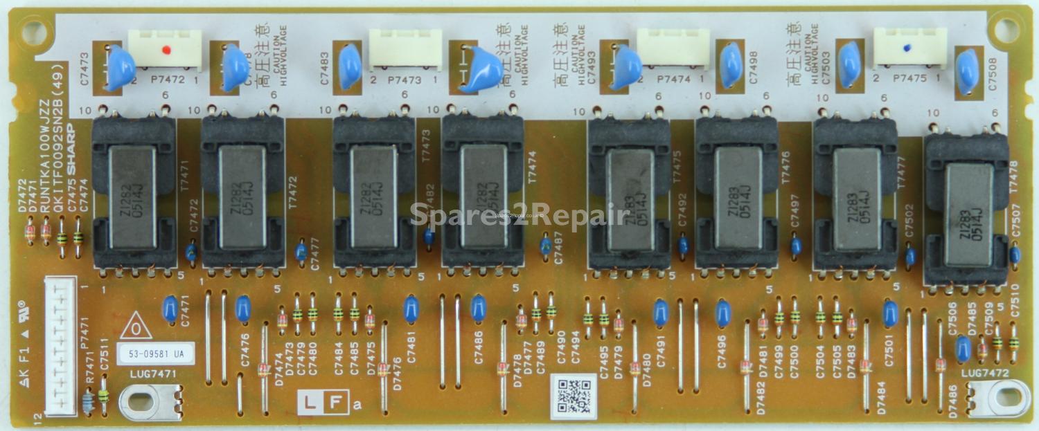Sharp LC-37GA5E - Inverter - RUNTKA100WJZZ - QKITF0092SN2B(49)